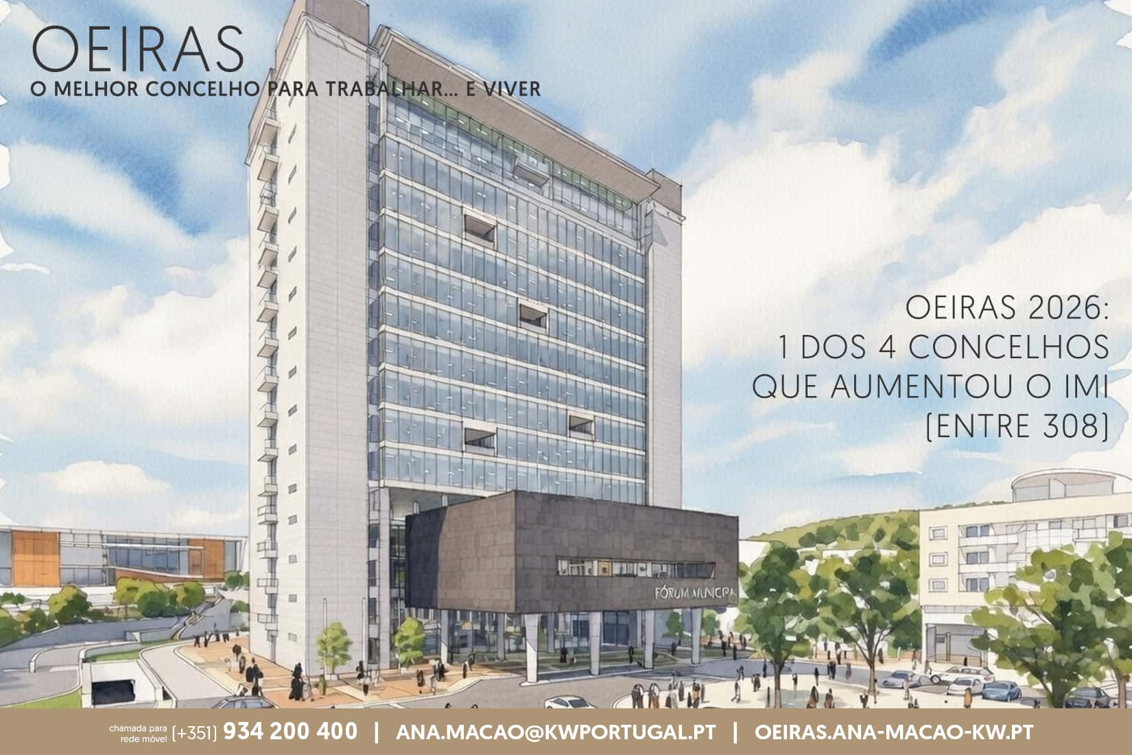 O IMI em Oeiras 2026: Subiu, mas com Truque para as FamÃlias