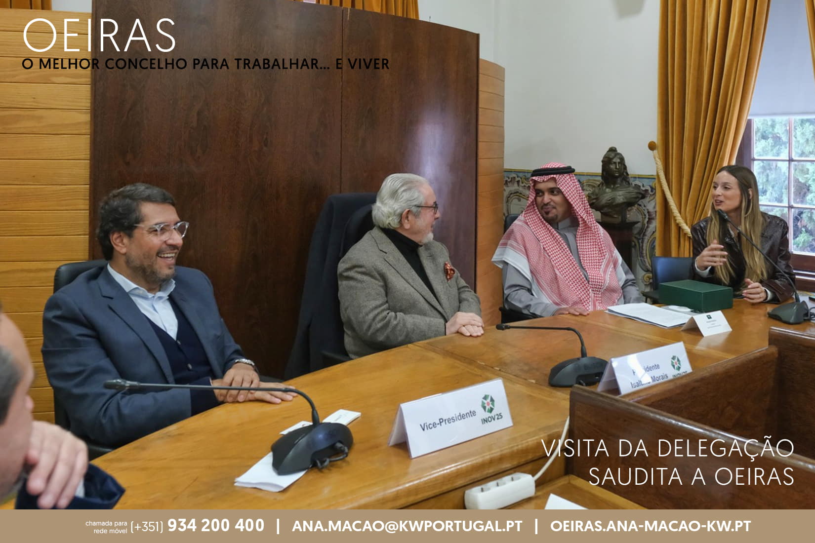 Oeiras no Radar do Mundo: A Visita da Delegação Saudita ao Ecossistema de Inovação